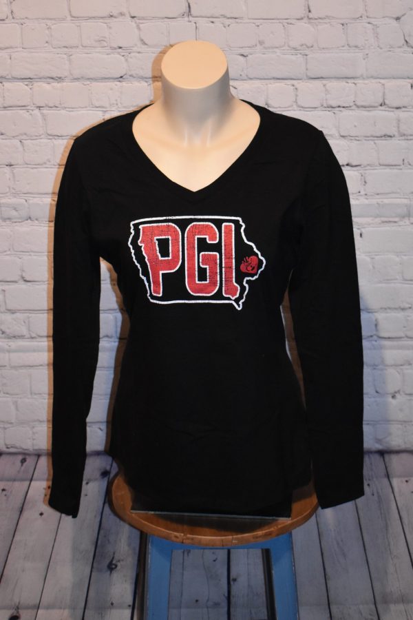 Black Long Sleeve Shirt with PGI Logo