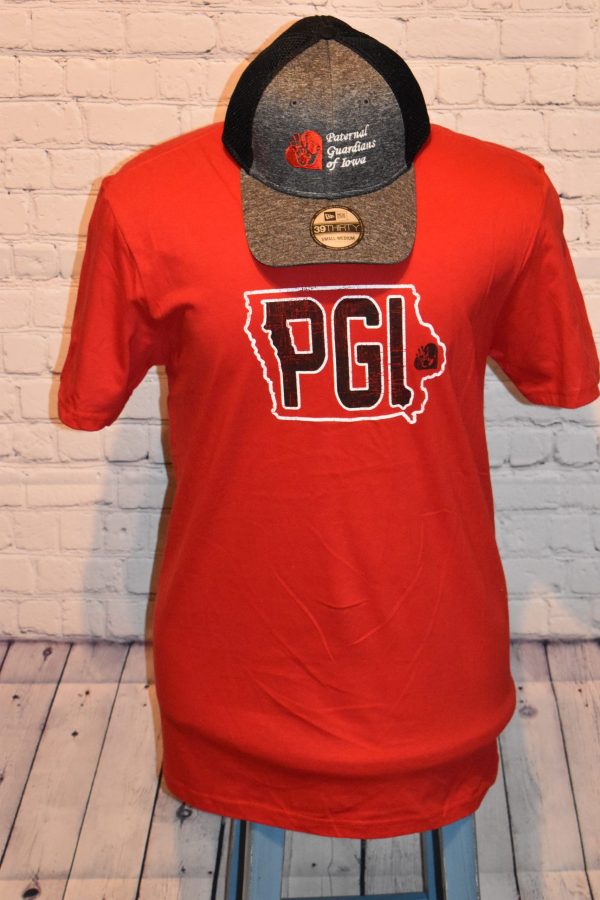 Red T-Shirt with PGI and Iowa logo